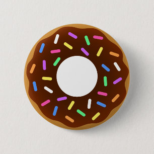 Animiertes Donut-Design Button