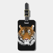 Animiertes Tigergefecht Gepäckanhänger (Vorderseite vertikal)