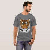 Animiertes Tigergefecht T-Shirt (Vorne ganz)