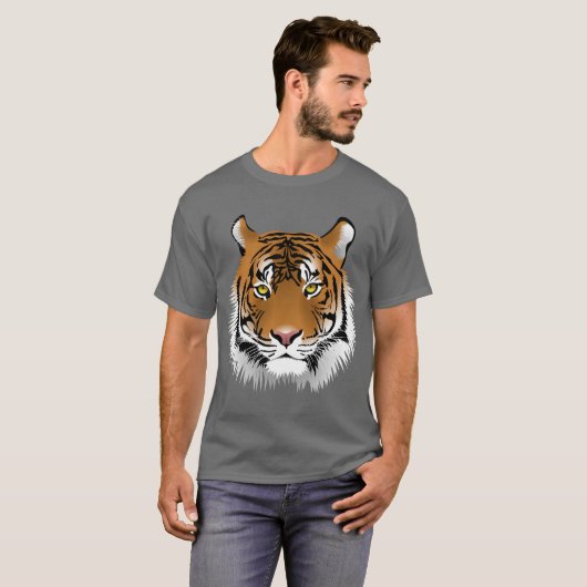 Animiertes Tigergefecht T-Shirt (Vorne ganz)
