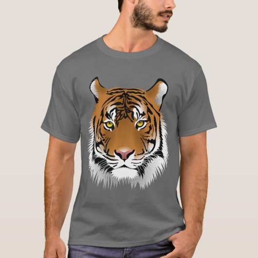 Animiertes Tigergefecht T-Shirt (Vorderseite)
