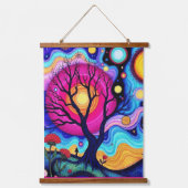 ANIMISM WANDTEPPICH MIT HOLZRAHMEN (Vorderseite)