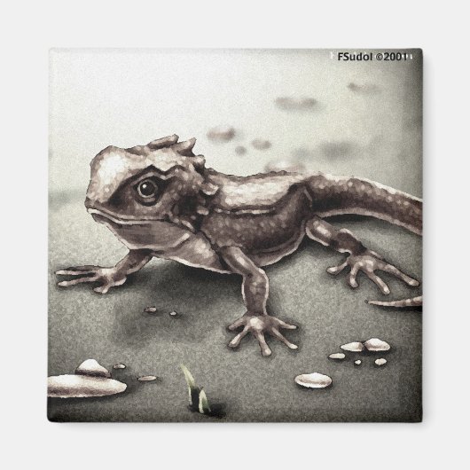 ANIML0017 Lizard Magnet (Vorne)