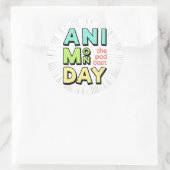 AniMonday Round Stickers (Tasche)