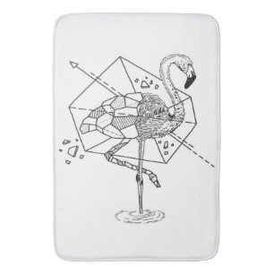 Aniometry Flamingo Gifts Lover Flamingo Lovers Badematte