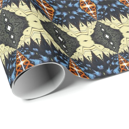 Anis-Frackschmetterling Geschenkpapier (Rolleneckpunkt)