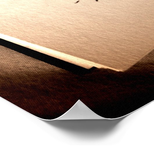 Anis Mojgani Zitat [Kunstdruckerei] Poster (Ecke)