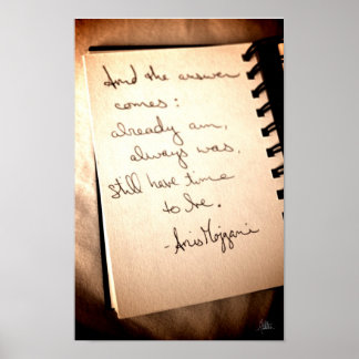 Anis Mojgani Zitat [Kunstdruckerei] Poster