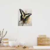 Anise Frack Butterfly Art Print Poster (Küche)