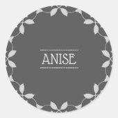 Anise Spice Jar Sticker Labels (Vorderseite)