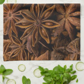 Anise Stars Geschirrtuch (Gefaltet)