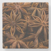 Anise Stars Steinuntersetzer (Vorderseite)