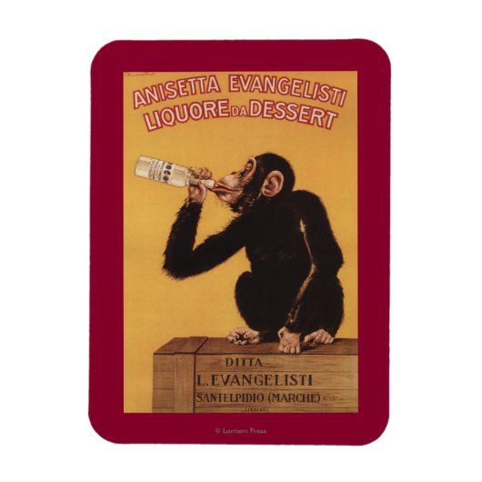Anisetta Evangelisti Liquore da Dessert Magnet (Vertikal)