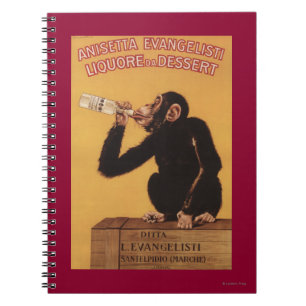 Anisetta Evangelisti Liquore DA Nachtisch Notizblock
