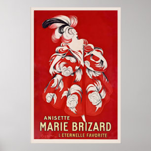 Anisette Marie Brizard Französische Alkoholküche Poster