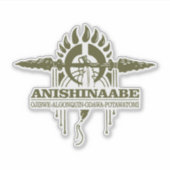 Anishinaabe 2o aufkleber (Vorderseite)