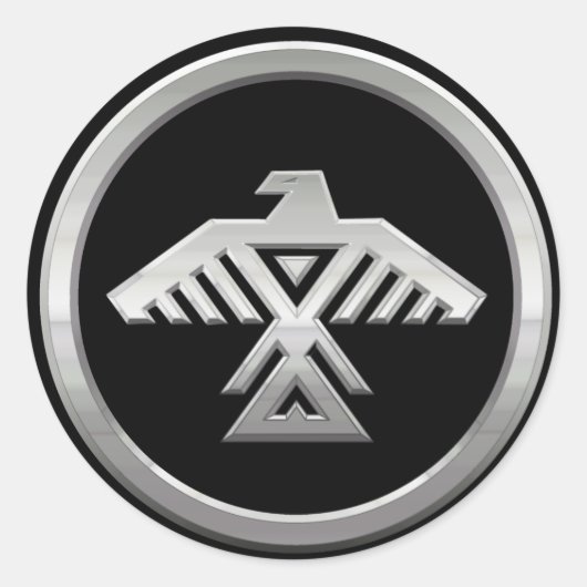 Anishinaabe-Aufkleber Runder Aufkleber (Vorderseite)