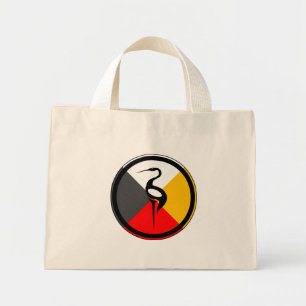 Anishinaabe Dodem Ajijaak Mini Stoffbeutel
