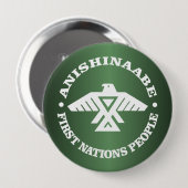 Anishinaabe (Ojibwe, Chippewa) Button (Vorne & Hinten)