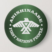 Anishinaabe (Ojibwe, Chippewa) Button (Vorderseite)