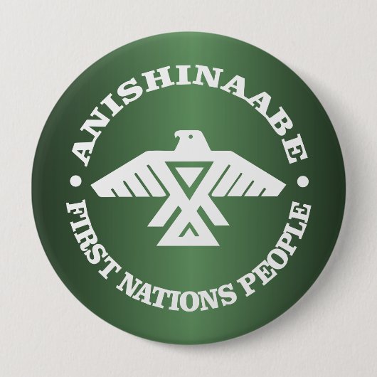 Anishinaabe (Ojibwe, Chippewa) Button (Vorderseite)