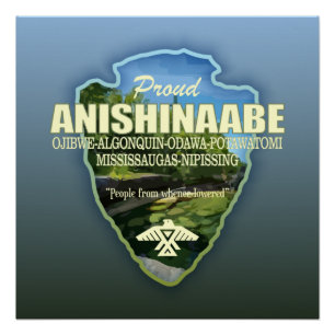 Anishinaabe (Pfeilspitzen) Poster