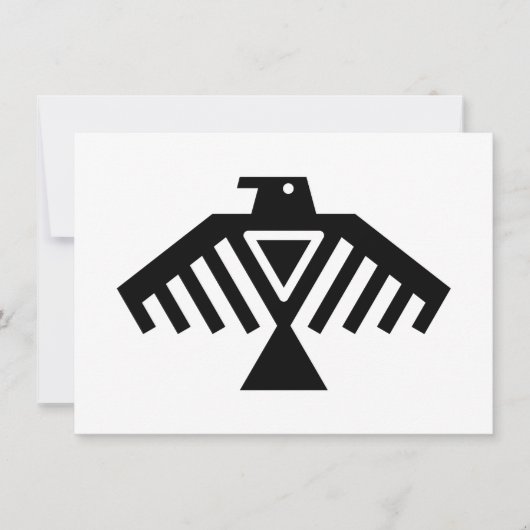 Anishinaabe-Rez-Party Einladung (Vorderseite)