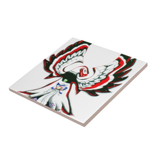 Anishinaabe Thunderbird Fliese (Seite)