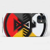 Anishinaabe vier Richtungen iPhone Fall Case-Mate iPhone Hülle (Rückseite (Horizontal))