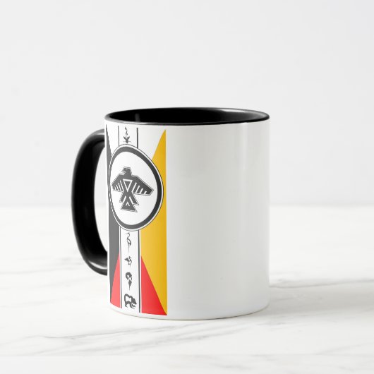 Anishinabek Dodem u. 4 Richtungs-Tasse Tasse (Vorderseite Links)