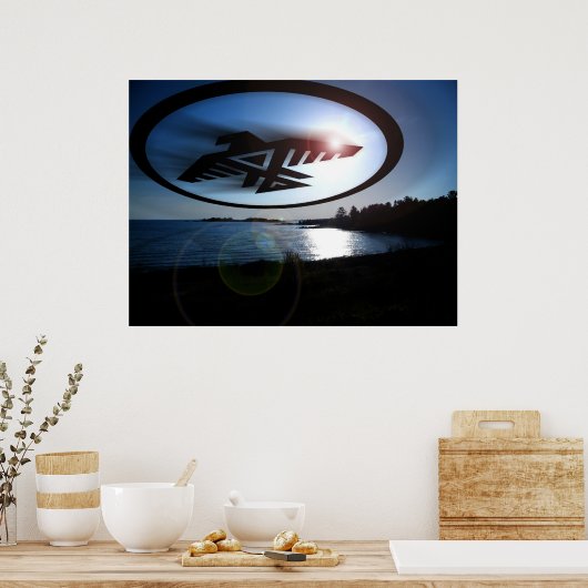 Anishinabek Thunderbird Poster (Küche)