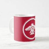 Anishinabek Thunderbird-Tasse V2 Kaffeetasse (Vorderseite Links)