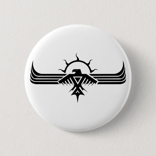 Anishinabek Thunderbird V3 Knopf Button (Vorderseite)