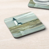 Anisquam Lighthouse Malerei Getränkeuntersetzer (Linke Seite)