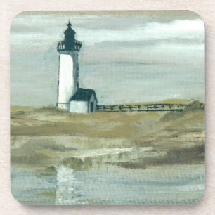 Anisquam Lighthouse Malerei Getränkeuntersetzer