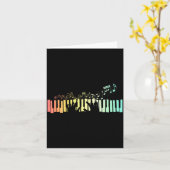 Anist Keyboards Music Notes Ano  Karte (Gelbe Blume)