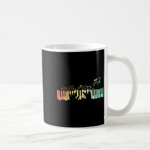 Anist-Tastaturen Musiknoten Ano Kaffeetasse