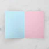 Anita Bunny Blank Vollfarbenkarte Vertikal Karte (Innenseite)