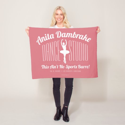 Anita Dambremse Dance Studio Fleece Blanket (Beispiel)