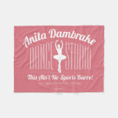 Anita Dambremse Dance Studio Fleece Blanket (Vorderseite (Horizontal))