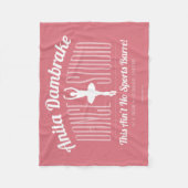 Anita Dambremse Dance Studio Fleece Blanket (Vorderseite)