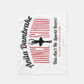 Anita Dambremse Dance Studio Fleecedecke (Vorderseite)