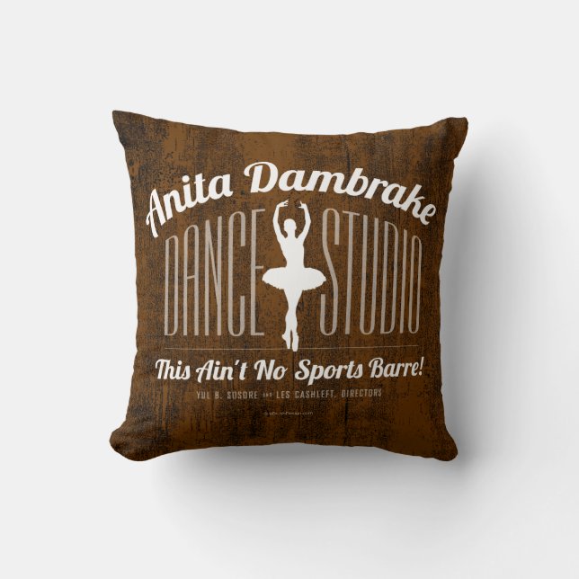 Anita Dambremse Dance Studio Kissen (Vorderseite)