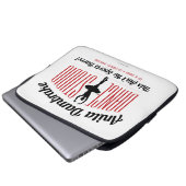 Anita Dambremse Dance Studio Laptopschutzhülle (Vorne Knopf)