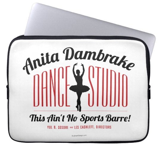 Anita Dambremse Dance Studio Laptopschutzhülle (Vorderseite)