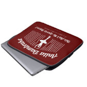 Anita Dambremse Dance Studio Laptopschutzhülle (Vorne Knopf)