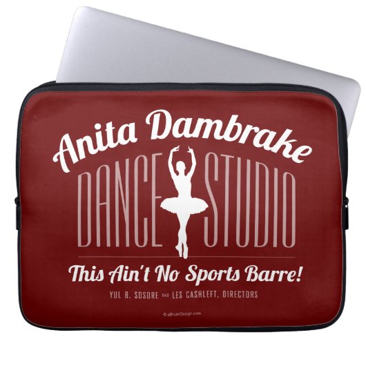 Anita Dambremse Dance Studio Laptopschutzhülle (Vorderseite)