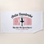 Anita Dambremse Dance Studio Strandtuch (Vorderseite)