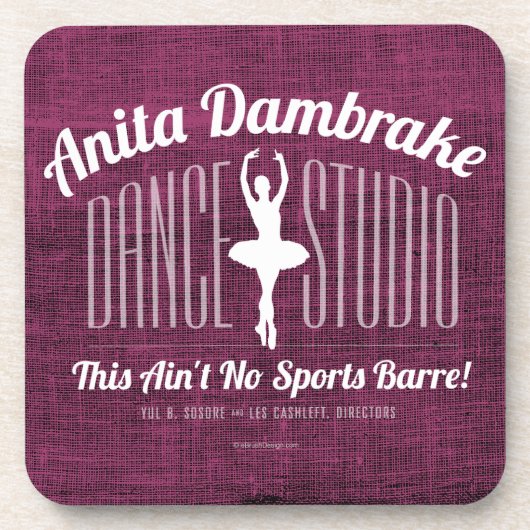 Anita Dambremse Dance Studio Untersetzer (Vorderseite)