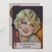 Anita Page Einladung (Vorne/Hinten)